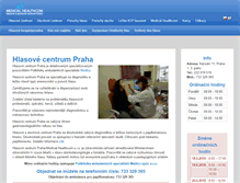 Tablet Screenshot of hlasovecentrum.cz